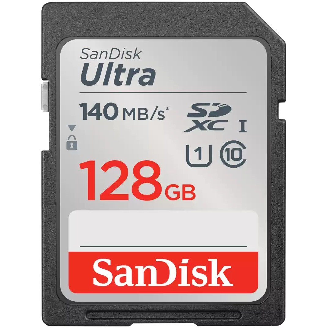 Card de memorie SanDisk SD Ultra 128GB SDXC Memory Card 140MB/s (SDSDUNB-128G-GN6IN)