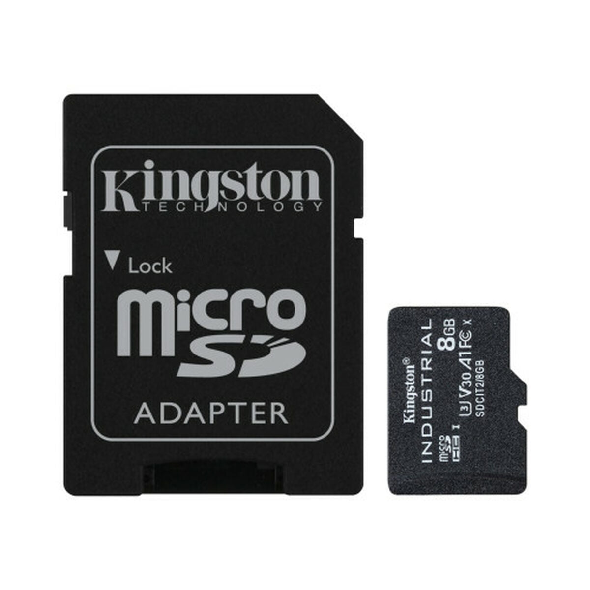 Micro SD Memory Card with Adaptor Kingston Industrial