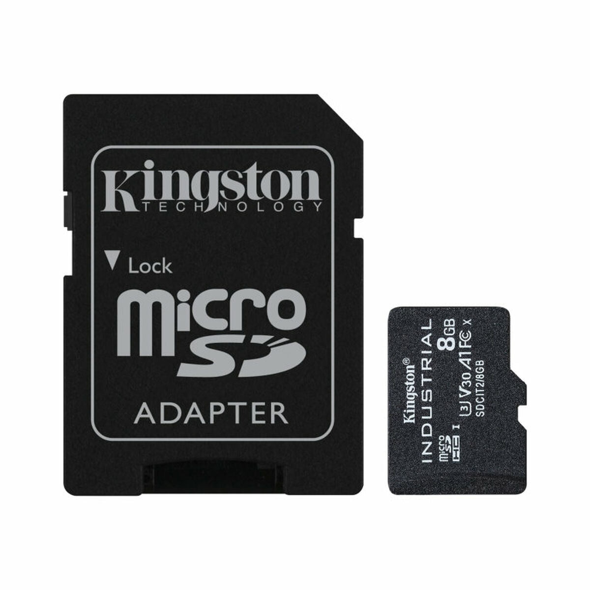 Micro SD Memory Card with Adaptor Kingston Industrial