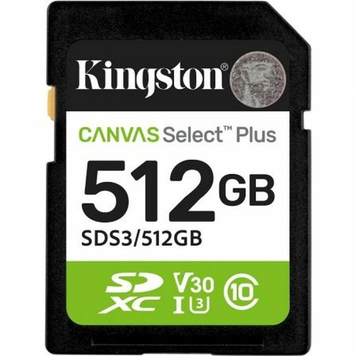 Micro SD Memory Card with Adaptor Kingston SDS3/512GB 512 GB
