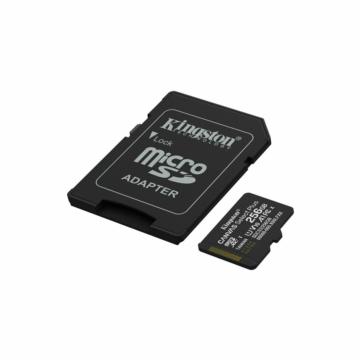 Micro SD Memory Card with Adaptor Kingston SDCS3/256GB