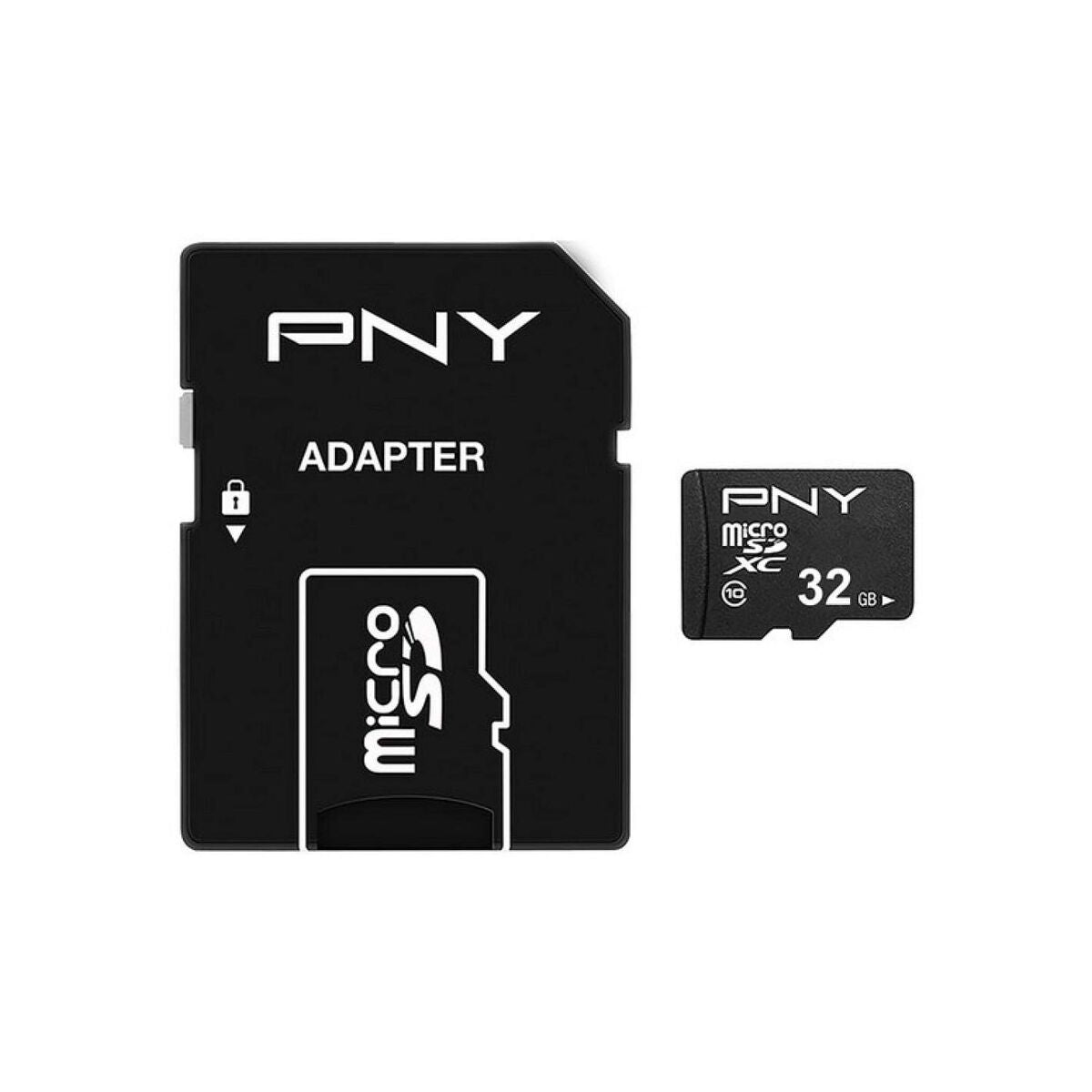 Micro SD Memory Card with Adaptor PNY Performance Plus 128 GB