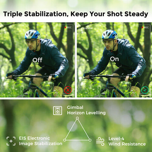 HOVERAir X1 Self-Flying Camera Drone (Combo, Black)