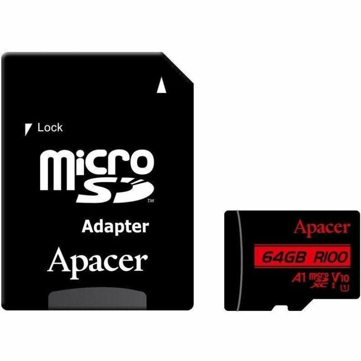 Micro SD Memory Card with Adaptor Apacer XC UHS 1 64 GB