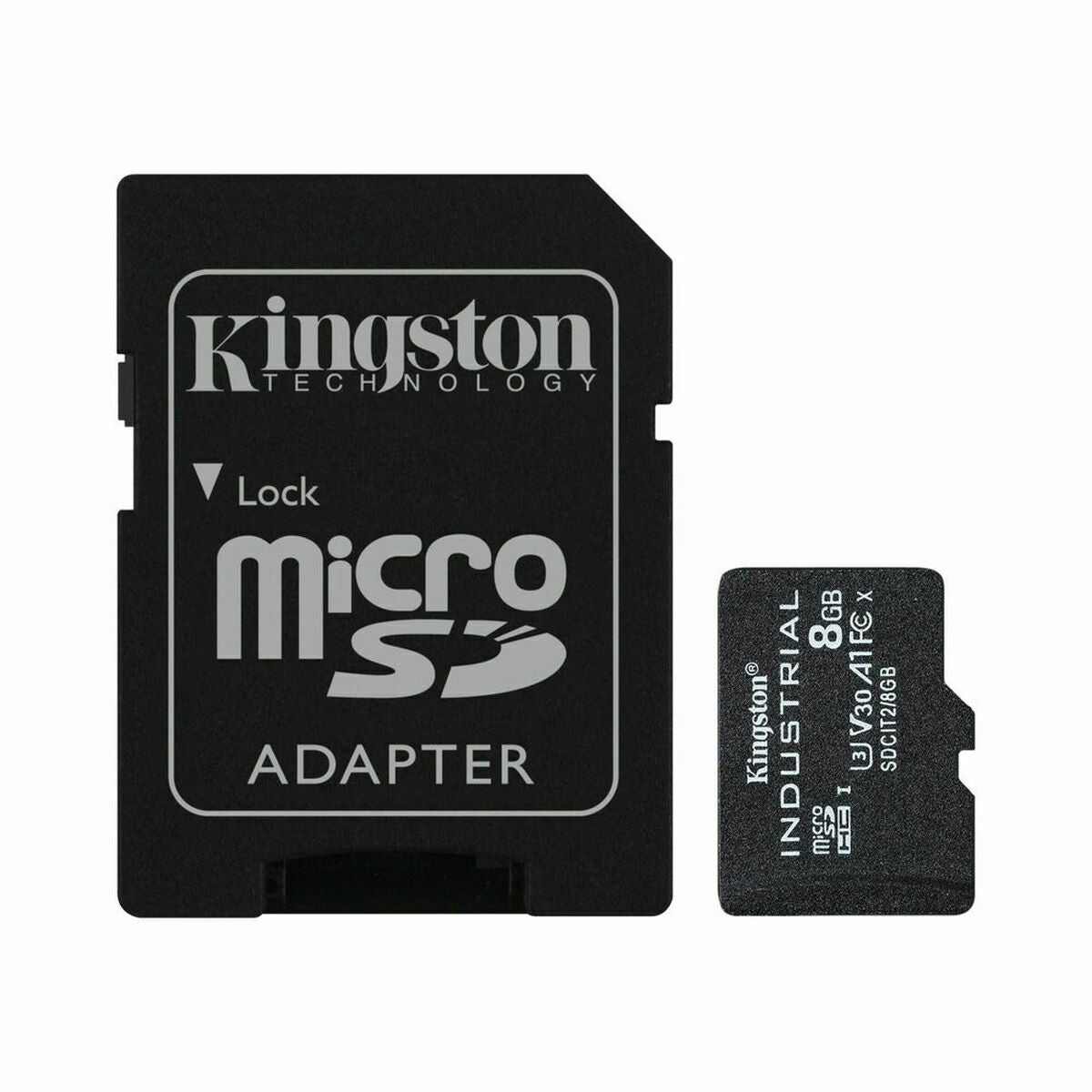 Micro SD Memory Card with Adaptor Kingston Industrial