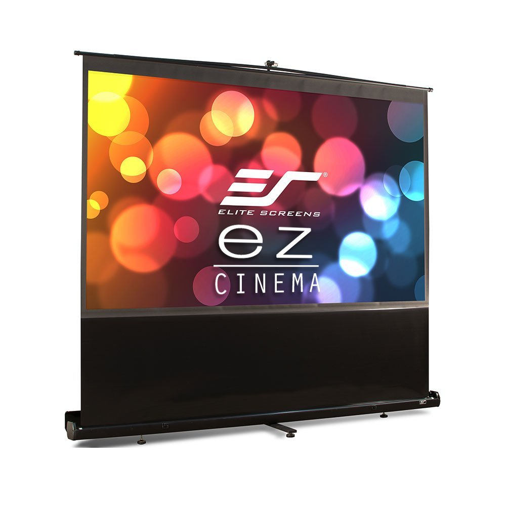 Elite Screens Elite Screens F80NWH Portable Projection Screen 80''/ 39.4"H X 70"W Black Casing - F80NWH (F80NWH)