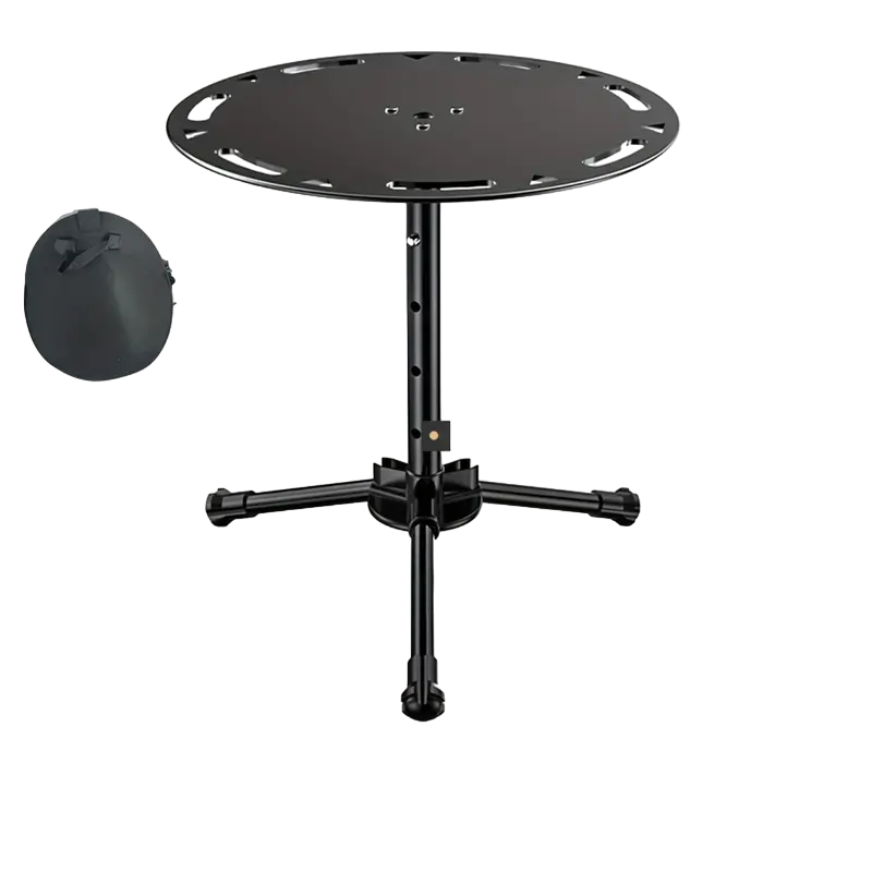 Portable Multifunctional Aluminum Alloy Tripod Table - Adjustable & Foldable