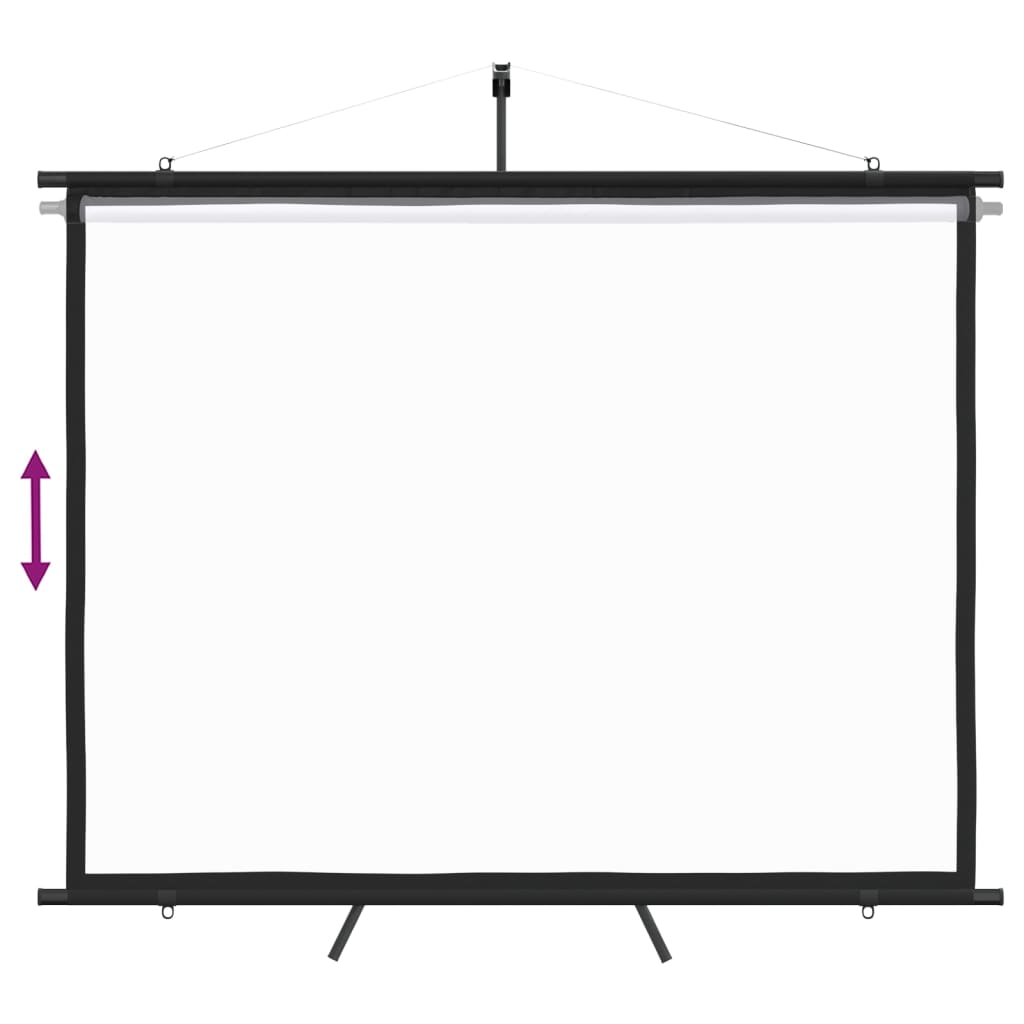 Projection screen Home Theater Screen Pull-down Projector Screen 4:3