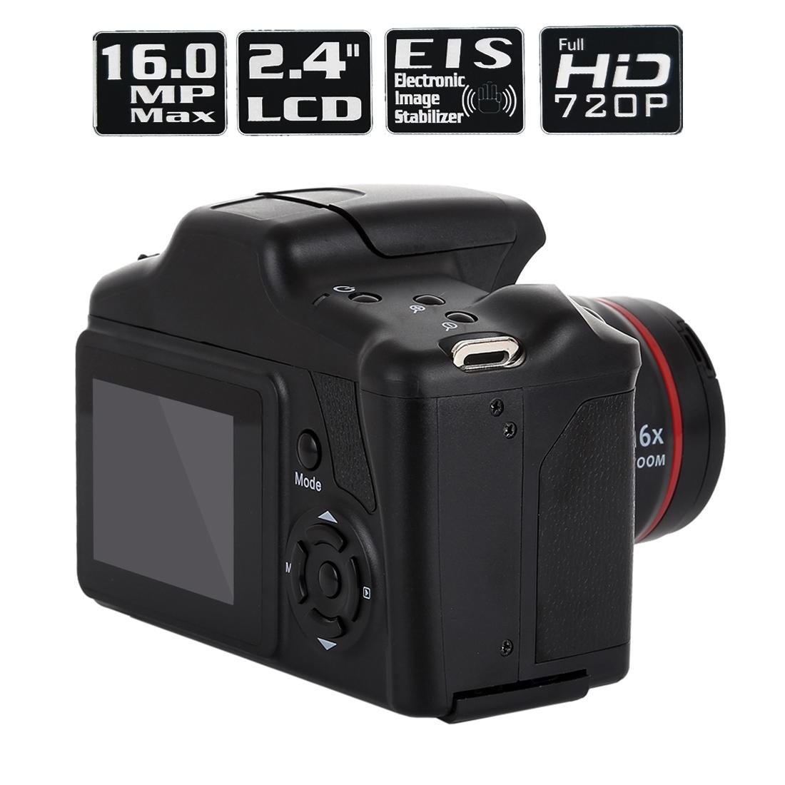 NNEIDS Hd Dv Slr Camera With 1.3Mp 2.4 Lcd 720P Recording And Eis