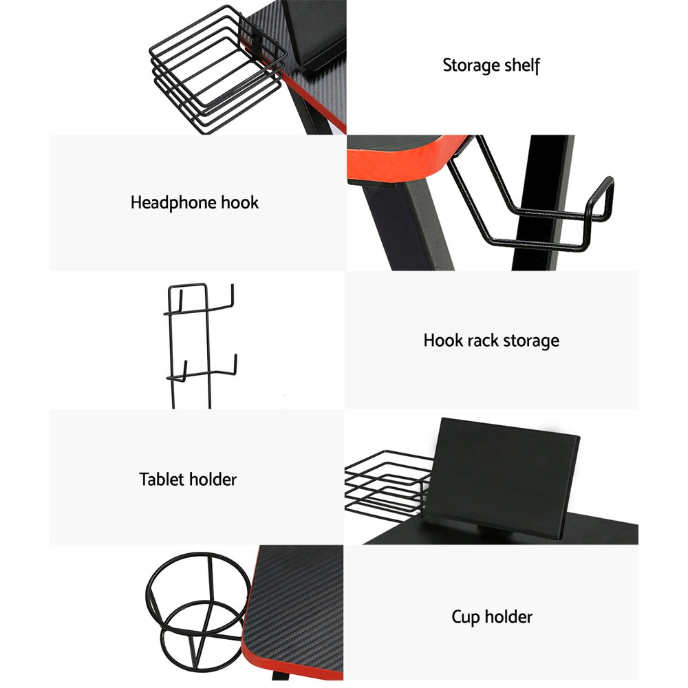 NNEDSZ Artiss Gaming Desk Computer Desks 105CM