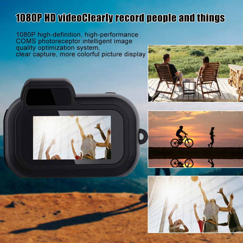 Mini Camera HD Portable Sports Camera (1080p)