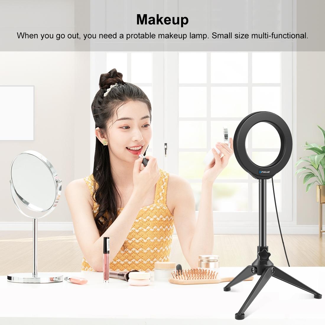 NNEIDS Adjustable Desktop Tripod Selfie Stick Holder - Compact