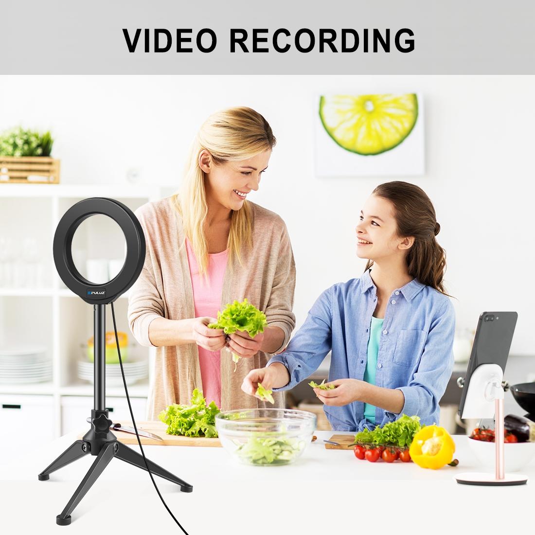 NNEIDS Adjustable Desktop Tripod Selfie Stick Holder - Compact