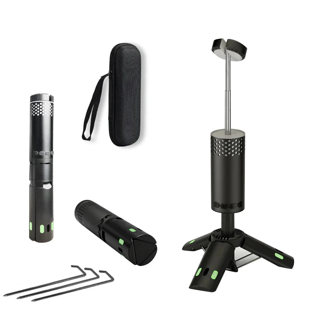 NNEOBA Camping LED Telescopic Flashlight Tripod Rechargeable Emergency Lamp