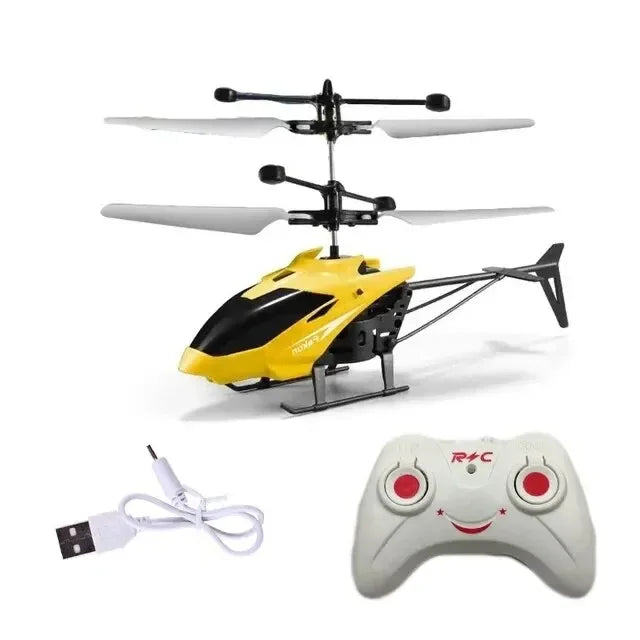 Safe & Fun Rechargeable Mini RC Helicopter Drone