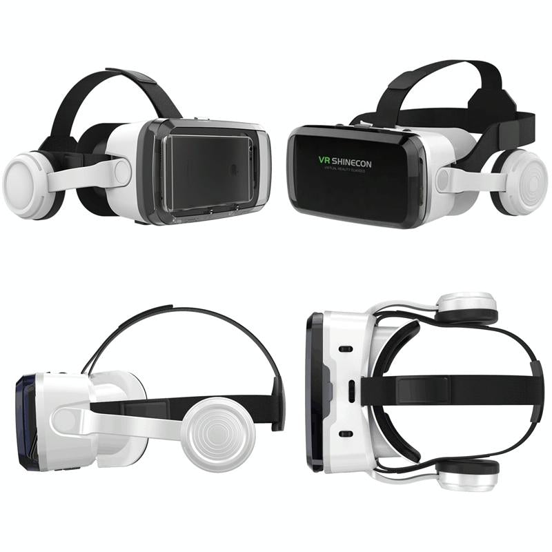 Wireless 3D Vr Headset With Bluetooth - Compact