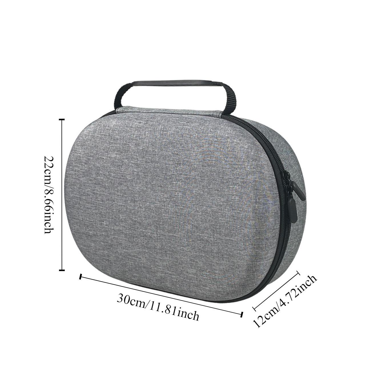 NNEIDS Gray Portable Vr Headset Storage Case For Apple Vision Pro