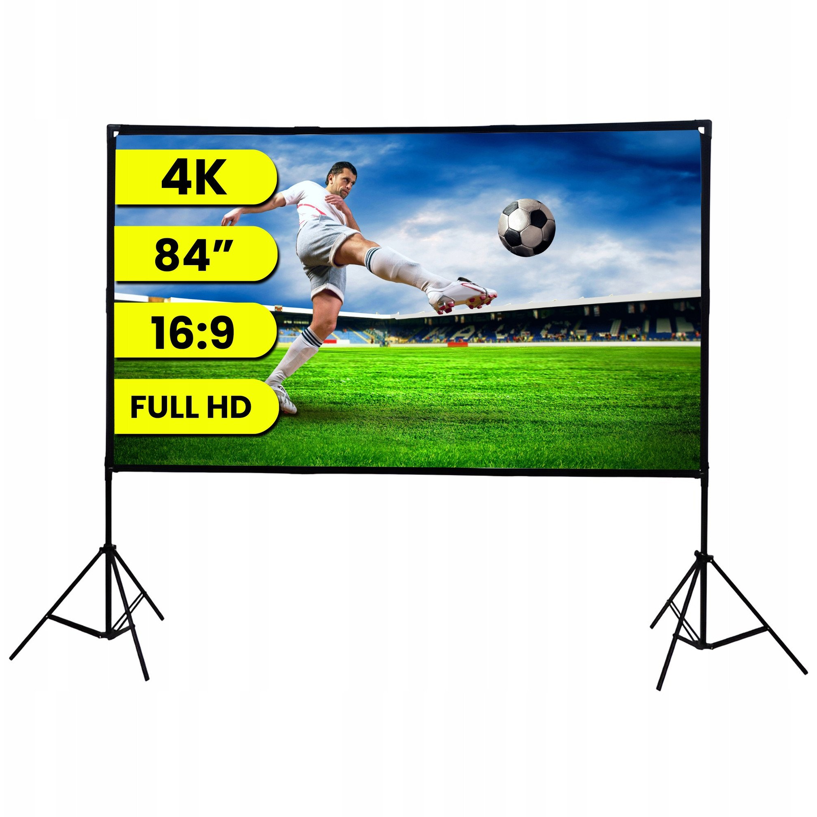 Extralink Foldable Projection Screen 84" Psf-84  16_9, 186X105Cm (EX.39357)