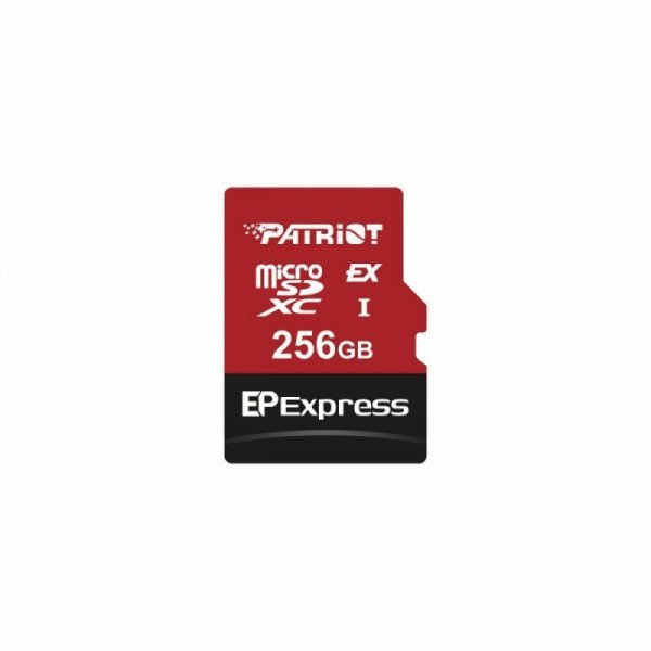 PATRIOT MEMORY EP Express Micro SD Card 256GB Up to 800MBS/600MBS (PEF256GEPEXMCX)