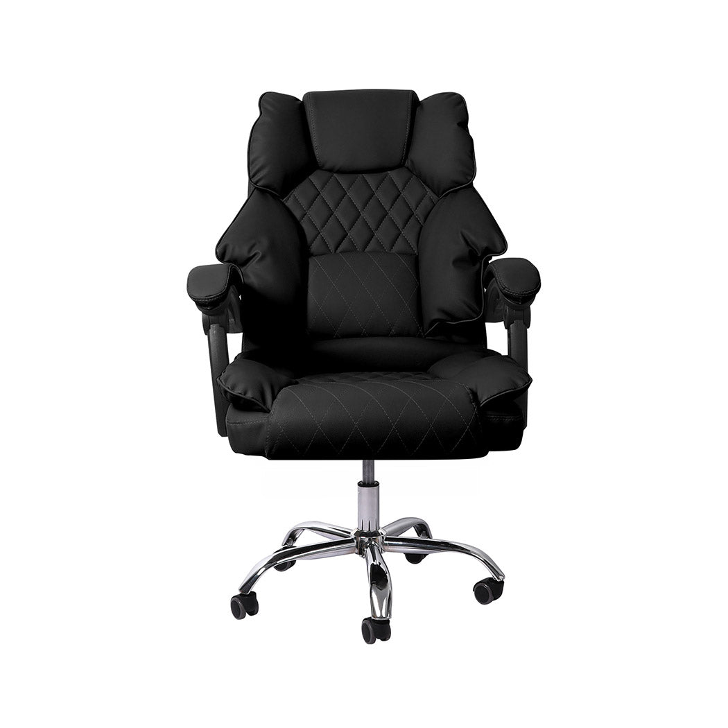 Levede Gaming Chair Office Computer Black No Footrest