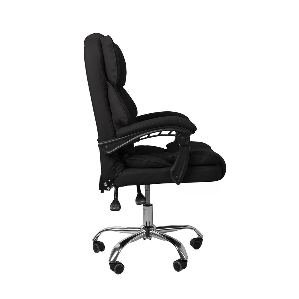 Levede Gaming Chair Office Computer Black No Footrest