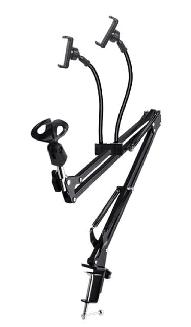 Microphone Scissor Arm Stand Bm800 Holder Tripod Microphone Stand With A Spider Cantilever Bracket Universal Shock Mount